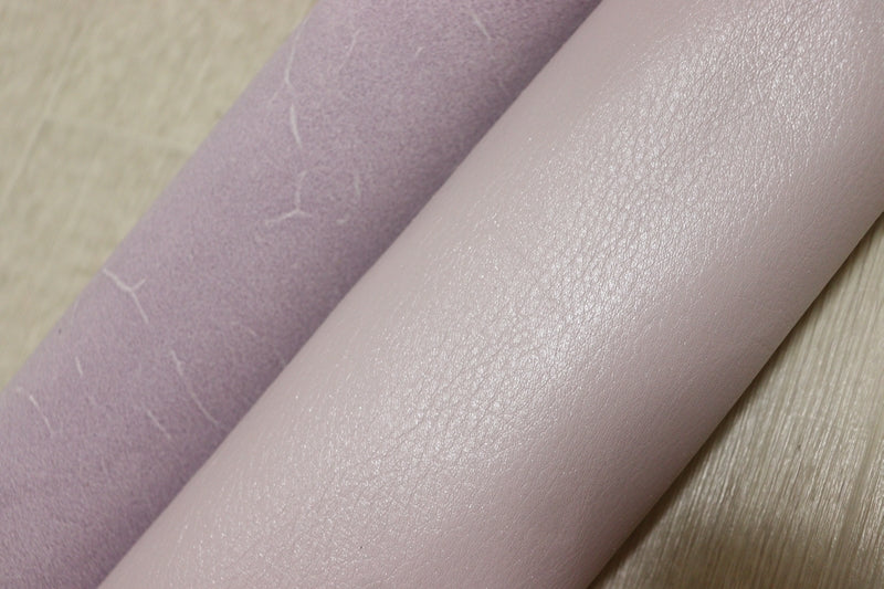 ds25円！[パールラベンダー]新入荷 国産 牛革 姫路レザー クロム革 シュリンク加工 282ds
