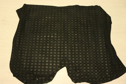 ds25円！[ブラック]新入荷 イタリアンレザー 牛革 クロム革 ブロック型押し ベロア 62ds