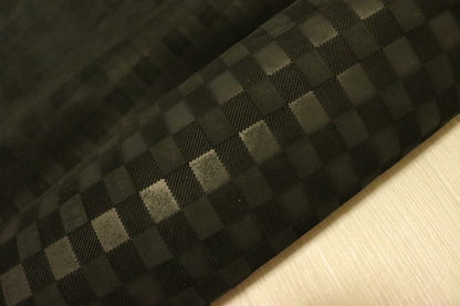 ds25円！[ブラック]新入荷 イタリアンレザー 牛革 クロム革 ブロック型押し ベロア 70ds