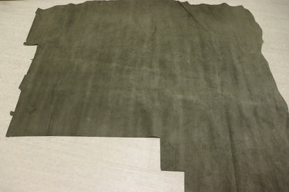 ds25円！[カーキ]新入荷 国産 豚革 クロム革 スウェード 70ds