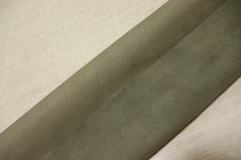 ds25円！[カーキ]新入荷 国産 豚革 クロム革 スウェード 70ds
