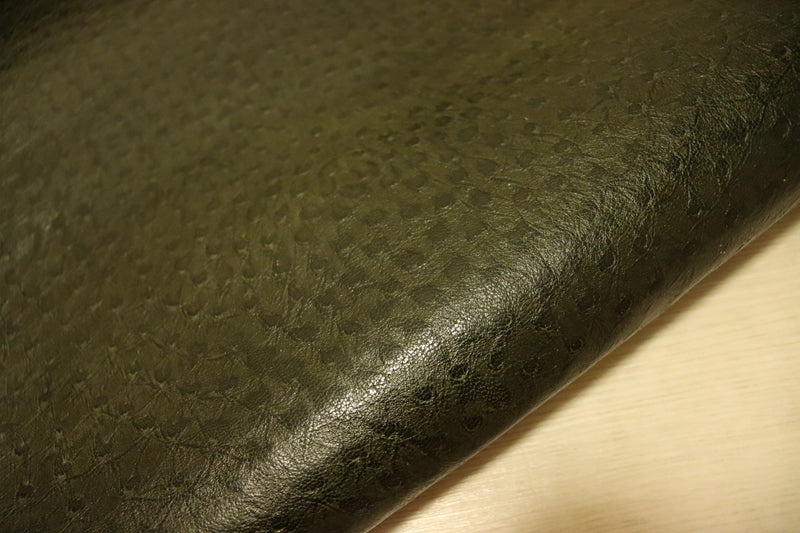 ds25円！[オリーブ]新入荷 国産 ヤギ革 クロム革 オースト型押し 79ds