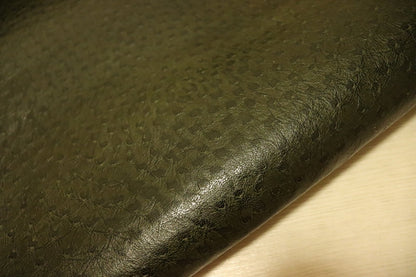 ds25円！[オリーブ]新入荷 国産 ヤギ革 クロム革 オースト型押し 79ds