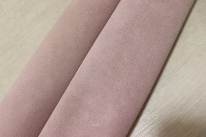 ds25円！[くすみピンク]新入荷 国産 牛革 クロム革 ベロア 80ds