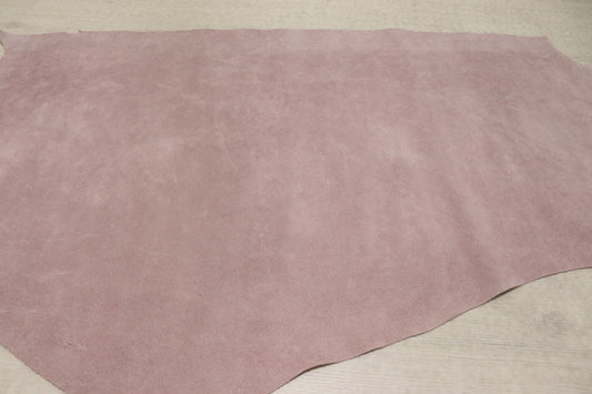 ds25円！[くすみピンク]新入荷 国産 牛革 クロム革 ベロア 80ds