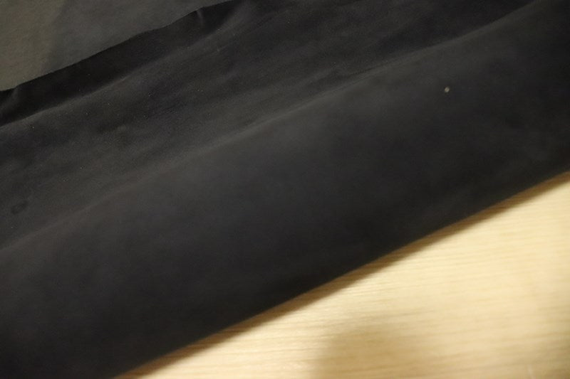 ds25円！[ネイビー]新入荷 国産 ヤギ革 クロム革 シルキースウェード 81ds