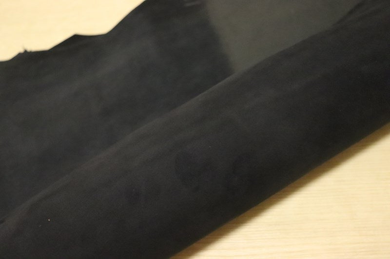 ds25円！[ネイビー]新入荷 国産 ヤギ革 クロム革 シルキースウェード 81ds