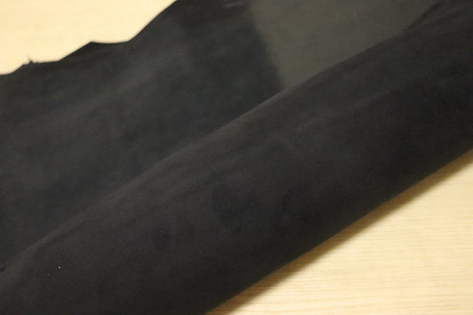 ds25円！[ネイビー]新入荷 国産 ヤギ革 クロム革 シルキースウェード 81ds