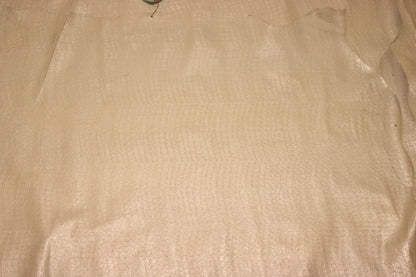 ds25円！[パールホワイト]新入荷 国産 豚革 クロム革 クロコ型押し 83ds