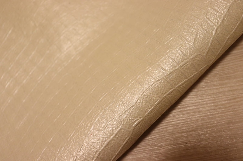 ds25円！[パールホワイト]新入荷 国産 豚革 クロム革 クロコ型押し 83ds