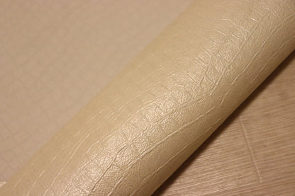 ds25円！[パールホワイト]新入荷 国産 豚革 クロム革 クロコ型押し 83ds