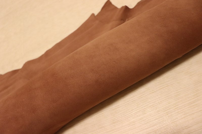 ds25円！[テラコッタ]新入荷 国産 ひつじ革 クロム革 シルキースウェード 84ds