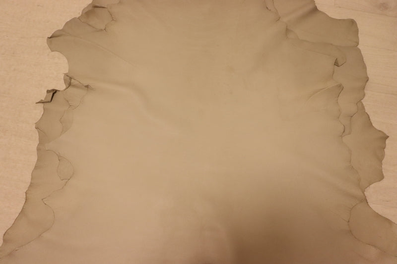 ds25円！[サンドベージュ]新入荷 インポートレザー 牛革 姫路レザー クロム革 スムース加工 やや訳あり 85ds