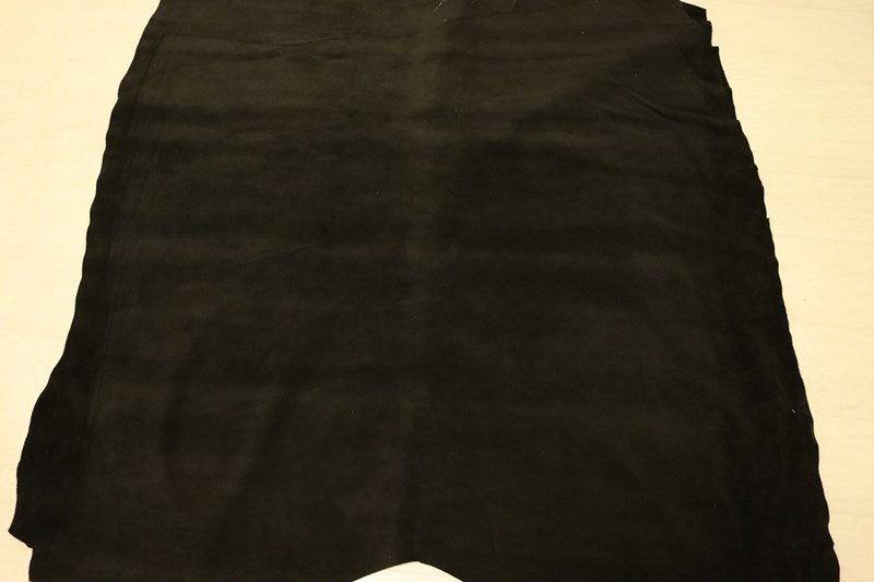 ds25円！[ブラック]新入荷 イタリアンレザー 牛革 クロム革 カーフベロア 90ds