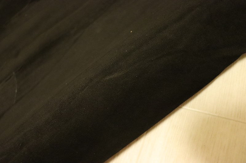 ds25円！[ブラック]新入荷 イタリアンレザー 牛革 クロム革 カーフベロア 90ds