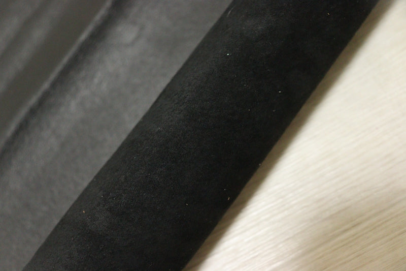 ds25円！[ブラック]新入荷 国産 豚革 クロム革 スウェード 95ds