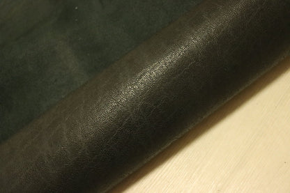 ds25円！[ブラック]新入荷 国産 豚革 クロム革 エレファント型押し 96ds