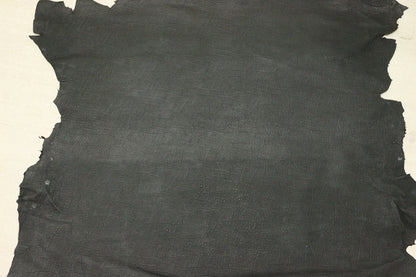 ds25円！[ブラック]新入荷 国産 豚革 クロム革 エレファント型押し 96ds