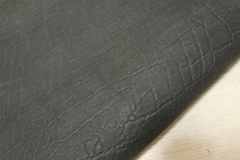 ds25円！[ブラック]新入荷 国産 豚革 クロム革 エレファント型押し 96ds