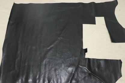 ds28円！[ブラック]新入荷 国産 牛革 クロム革 角シボ型押し 100ds