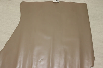 ds28円！[カフェオレ]新入荷 国産 牛革 クロム革 ガラス加工 100ds