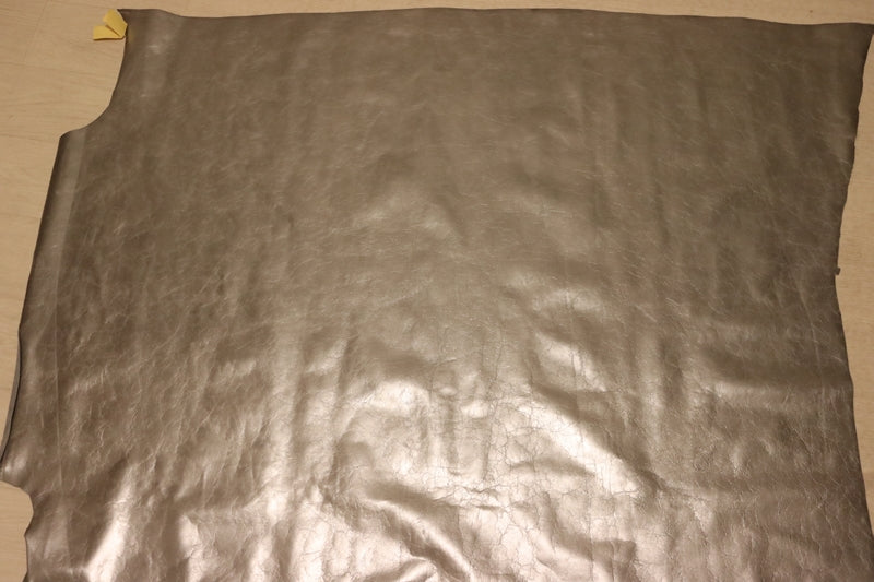 ds28円！[シルバー]新入荷 国産 牛革 クロム革 カゼイン仕上げ 110ds