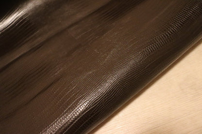 ds28円！[顔料仕上げ]新入荷 イタリアンレザー 牛革 クロム革 リザード型押し 113ds