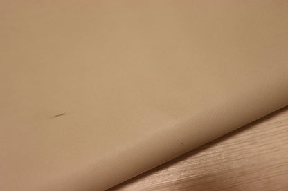 ds28円！[サンドベージュ]新入荷 インポートレザー バッファロー革 クロム革 スムース加工 114ds