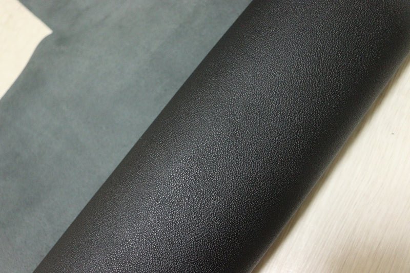 ds28円！[ブラック]新入荷 国産 牛革 クロム革 顔料仕上げ シボ型押し 120ds