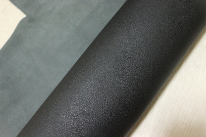 ds28円！[ブラック]新入荷 国産 牛革 クロム革 顔料仕上げ シボ型押し 120ds
