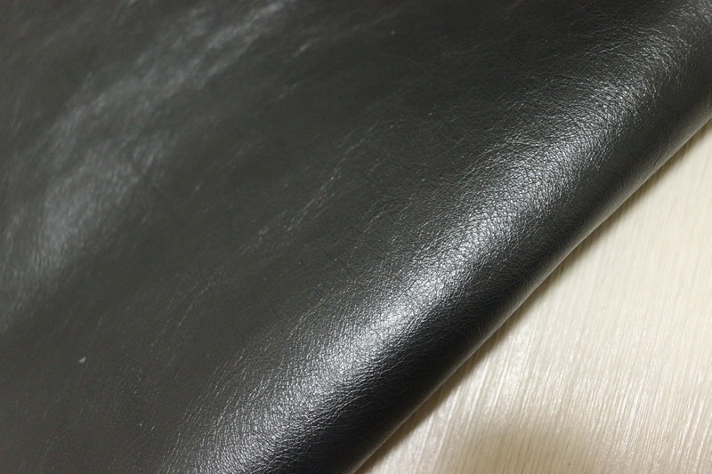 ds28円！[パールブラック]新入荷 国産 牛革 クロム革 スムース加工 120ds