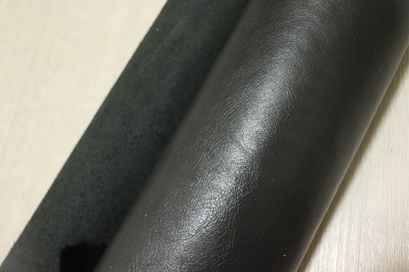 ds28円！[パールブラック]新入荷 国産 牛革 クロム革 スムース加工 120ds