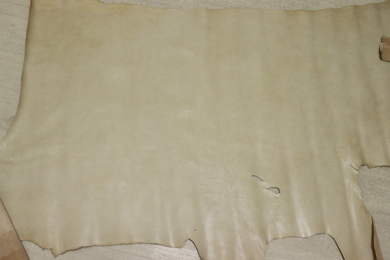 ds28円！[ベージュ系]新入荷 国産 牛革 クロム革 スムース加工 120ds