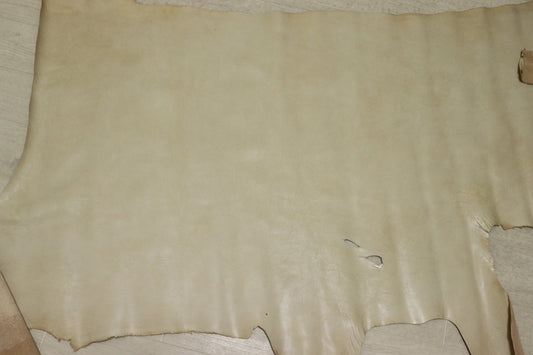 ds28円！[ベージュ系]新入荷 国産 牛革 クロム革 スムース加工 120ds