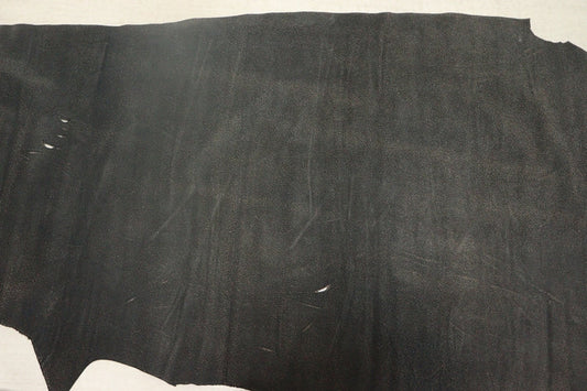 ds28円！[ブラック]新入荷 イタリアンレザー 牛革 クロム革 ヌバック 130ds