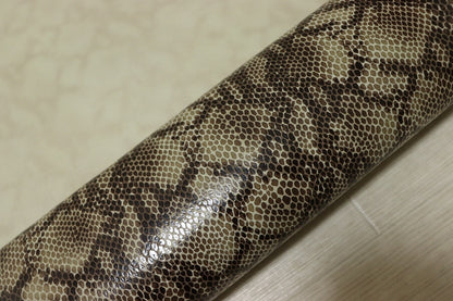 ds28円！[ミントグリーン]新入荷 国産 豚革 クロム革 スネークプリント 130ds