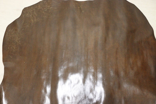 ds28円！[ブラウン]新入荷 国産 牛革 クロム革 エナメル 143ds