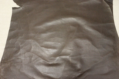 ds28円！[チョコブラウン]新入荷 国産 豚革 クロム革 ボーダー型押し 146ds