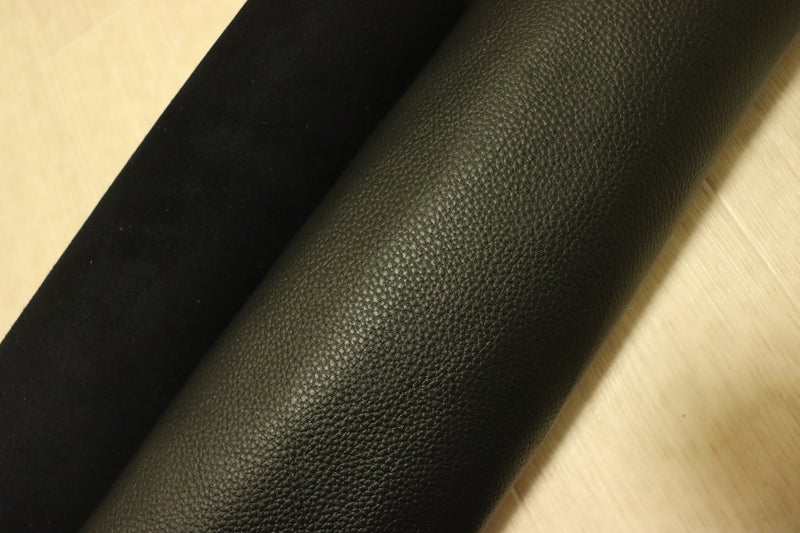 ds28円！[ブラック]新入荷 国産 牛革 クロム革 シボ型押し 150ds