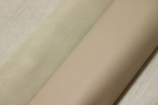 ds28円！[ベージュ]新入荷 国産 牛革 クロム革 スムース加工 150ds