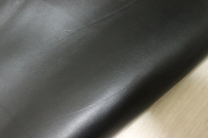 ds28円！[ブラック]新入荷 イタリアンレザー 牛革 クロム革 スムース加工 166ds