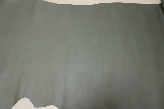 ds28円！[オリーブグレー]新入荷 国産 牛革 姫路レザー クロム革 シボ型押し 顔料仕上げ 180ds