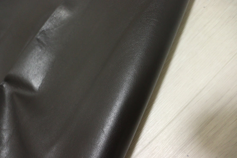 ds28円！[ダークブラウン]新入荷 国産 牛革 クロム革 スムース加工 180ds