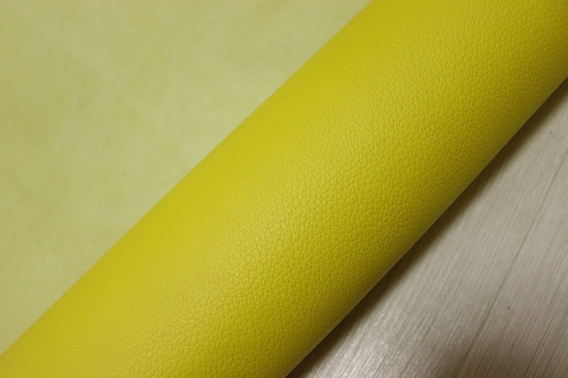 ds28円！[イエロー]新入荷 国産 牛革 姫路レザー クロム革 シボ型押し 顔料仕上げ 180ds