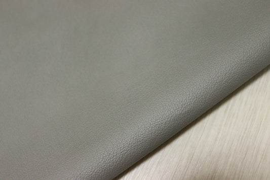 ds28円！[ライトグレー]新入荷 イタリアンレザー 牛革 クロム革 弱シュリンク加工 185ds