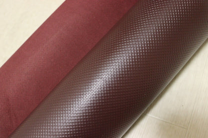 ds28円！[ワインレッド]新入荷 国産 牛革 姫路レザー クロム革 ダイヤ型押し 188ds