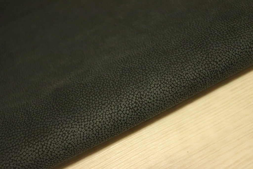 ds28円！[ネイビー]新入荷 国産 牛革 クロム革 シボ型押し ヌバック 190ds