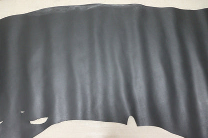 ds28円！[ダークグレー]新入荷 国産 牛革 姫路レザー クロム革 顔料仕上げ シボ型押し 190ds