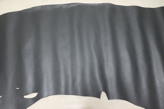 ds28円！[ダークグレー]新入荷 国産 牛革 姫路レザー クロム革 顔料仕上げ シボ型押し 190ds