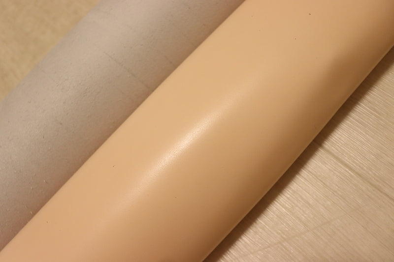 ds28円！[ピーチ系]新入荷 国産 牛革 姫路レザー ヌメ革 顔料仕上げ 196ds
